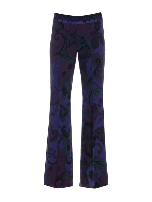 Cambio Printed Flower Pants