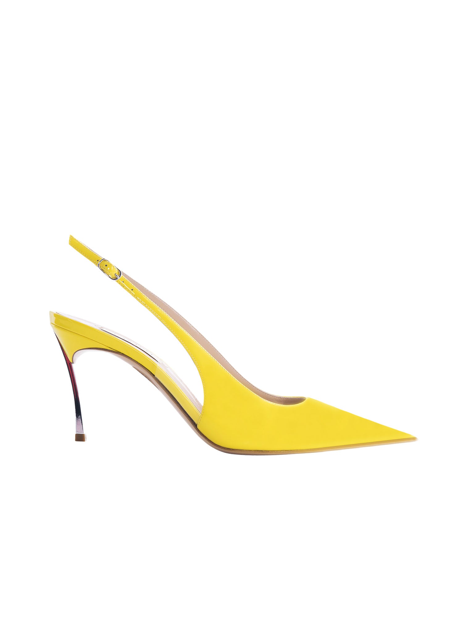 Casadei Superblade Patent Leather Slingbacks | Hangar9 Shoes