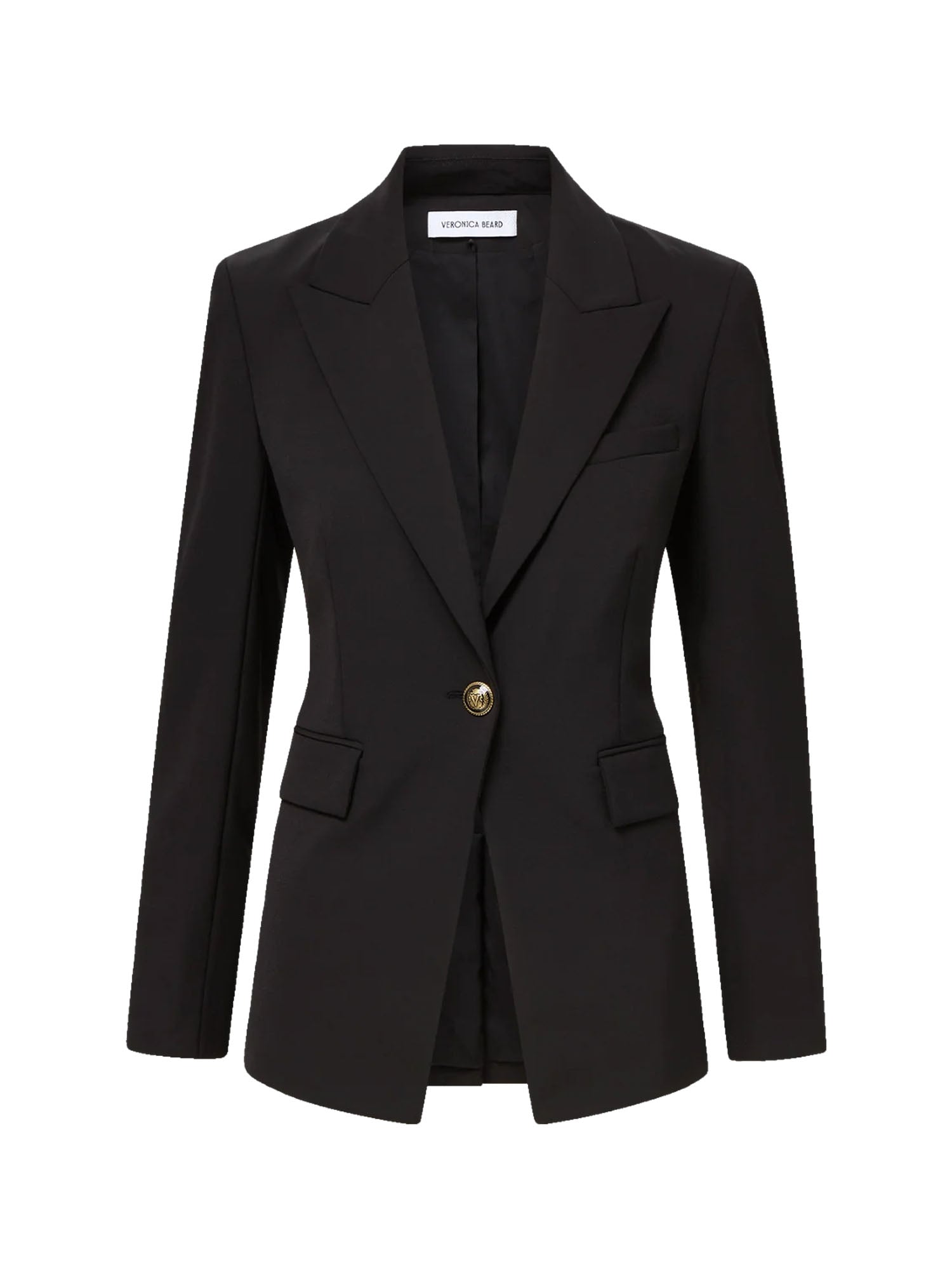 GRANCY Pierced Tuck Tailored Jacket 黒　S W0241_6752_099_1.jpg