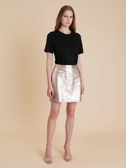 Desa Leather Mini Skirt