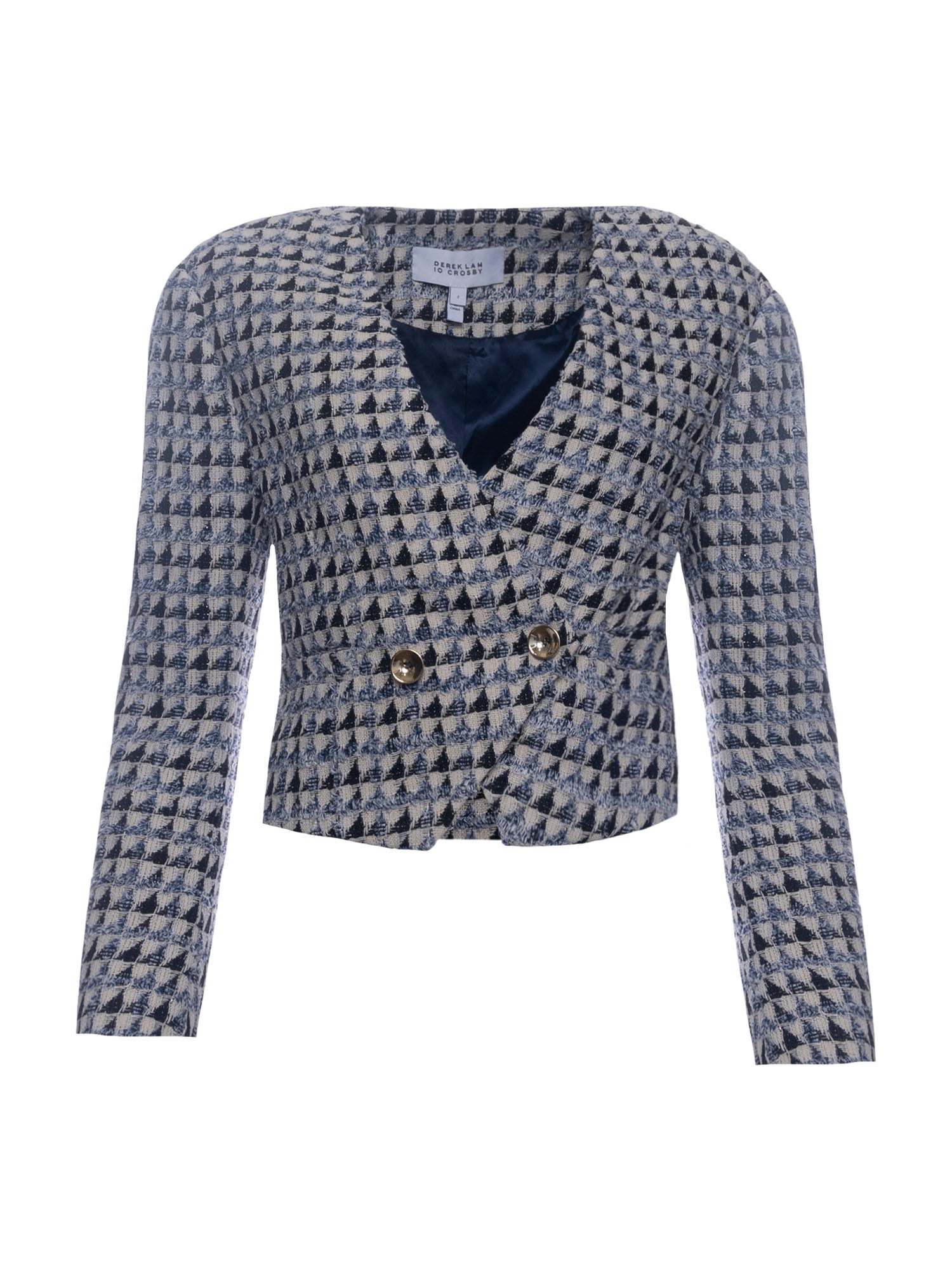 DEREK LAM　デレグラム　10CROSBY　ツイード　トレンチコート　２ DEREK LAM デレグラム 10CROSBY ツイード トレンチコート 2