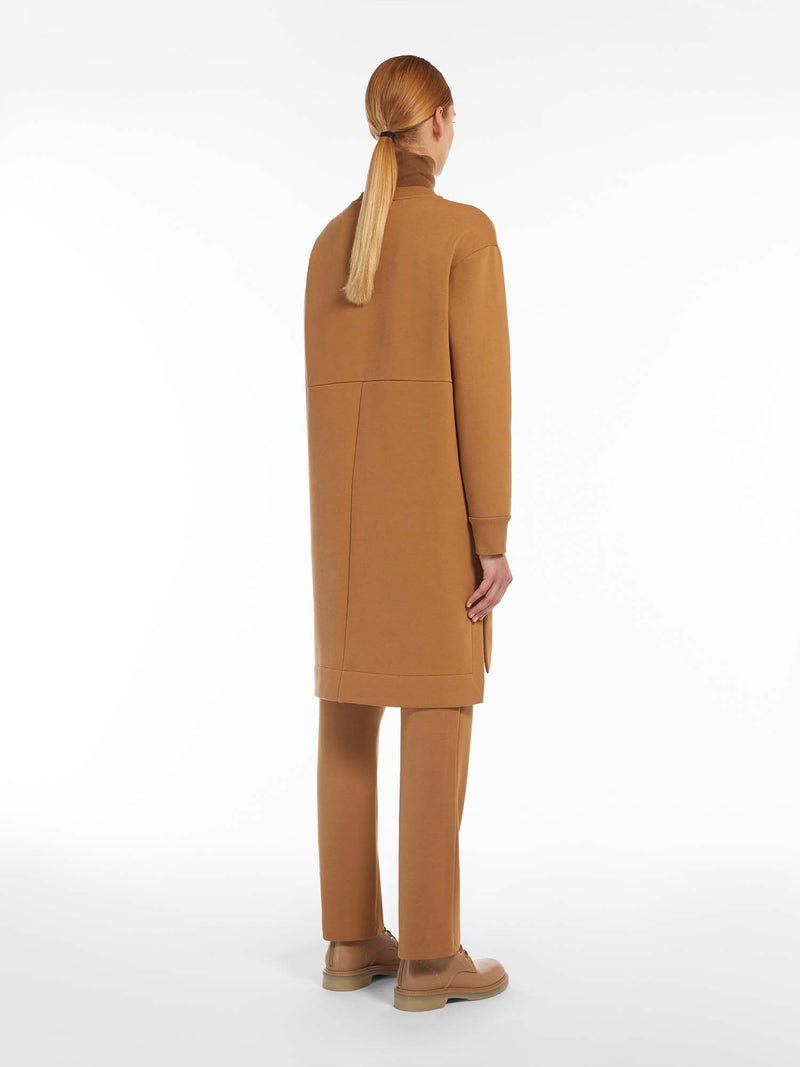 Max Mara Nicohols Jersey Sweater Dress Camel