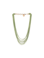 Antura Short Painted Necklace Green