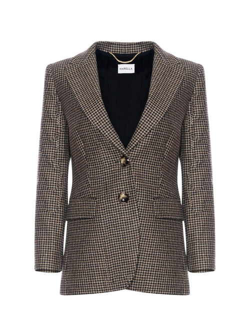 Marella Cile Tweed Single-Breasted Blazer