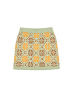 Lingua Franca Jacquard Mini Skirt