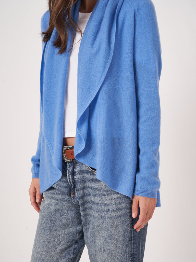 Repeat Cashmere Cardigan with Shawl Neck