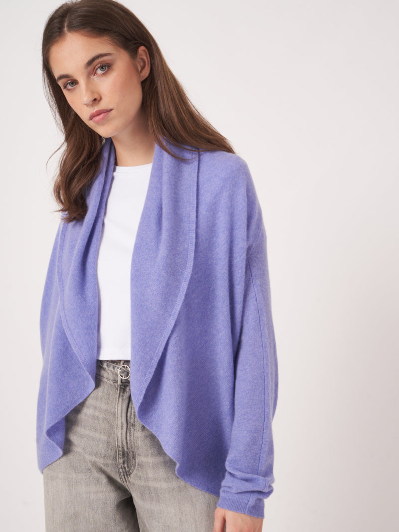 Repeat Cashmere Cardigan with Shawl Neck