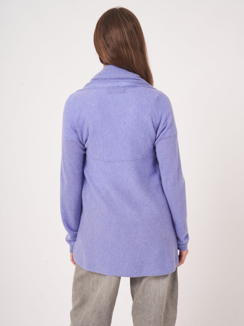 Repeat Cashmere Cardigan with Shawl Neck