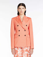 Max Mara Zirlo Double Breasted Blazer Peach 