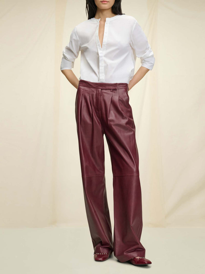 Dorothee Schumacher Soft Touch Pants Deep Red
