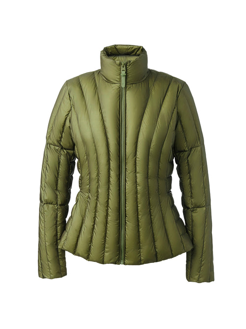 Mackage Laney Vertical Quilted Jacket Light Military