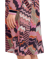 Marc Cain Geometric Print Drawstring Dress