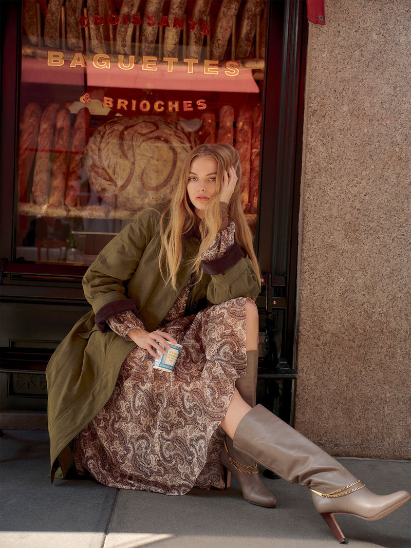 Veronica Beard Dietz Wax Coated Field Jacket
