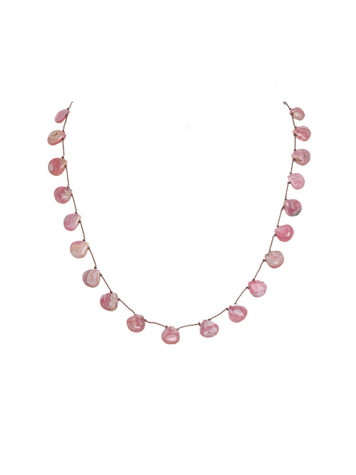 Margo Morrison Pink Rhodocrasite Necklace