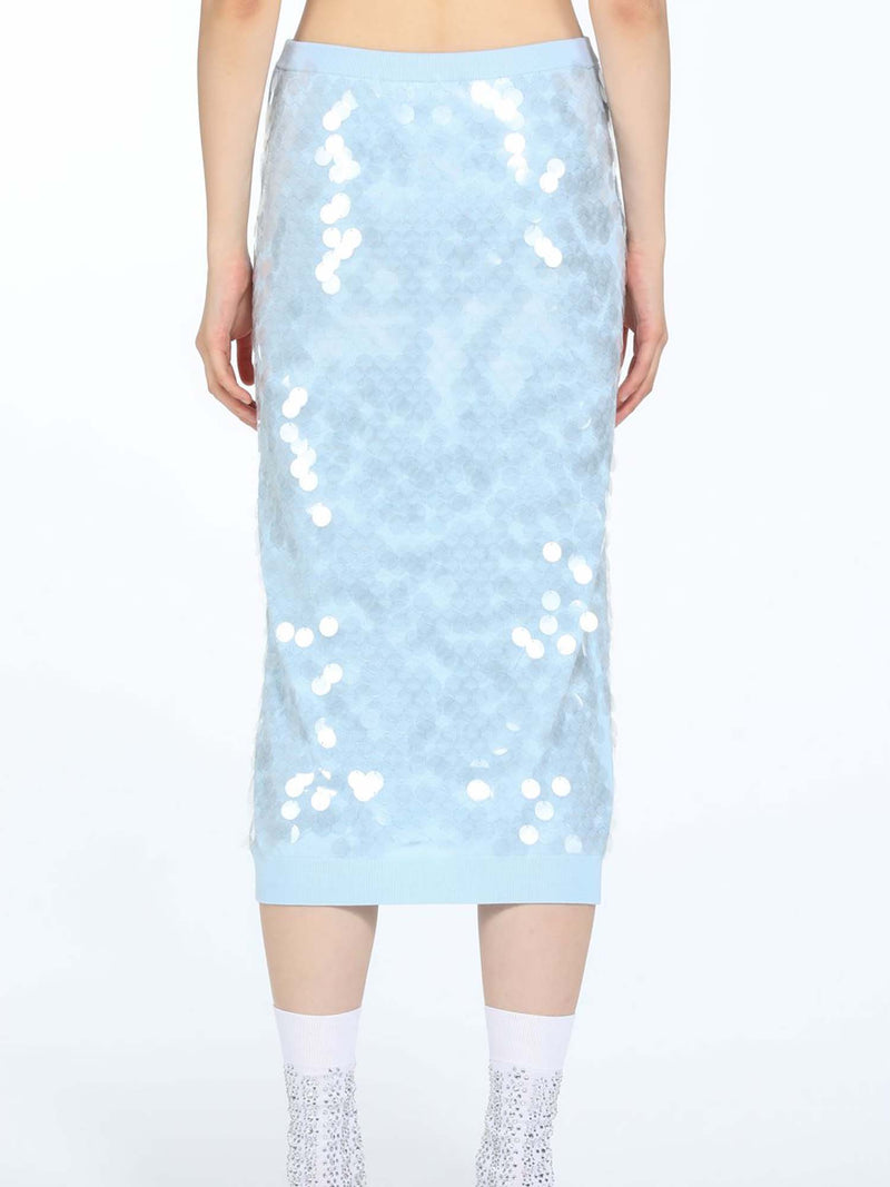 N°21 Pallet Sequin Knit Skirt