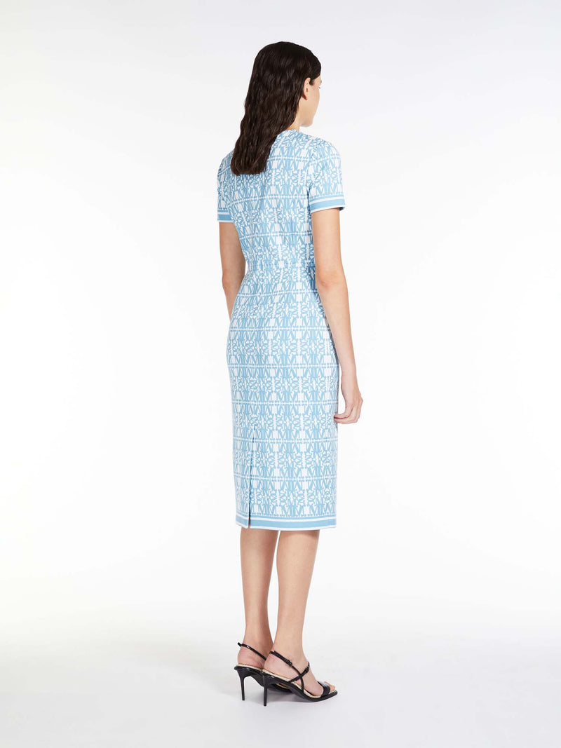 Max Mara Miriam Midi Dress Light Blue