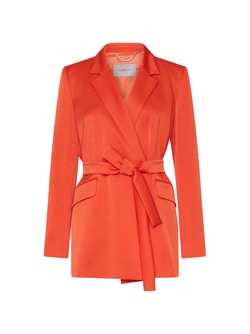 Marella Andina Satin Blazer Orange