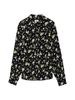 Zadig &amp; Voltaire Twina Soft Crinkle Roses Blouse