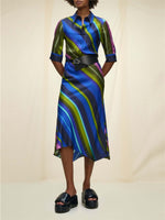 Dorothee Schumacher Citylights Stripes Skirt Colourful