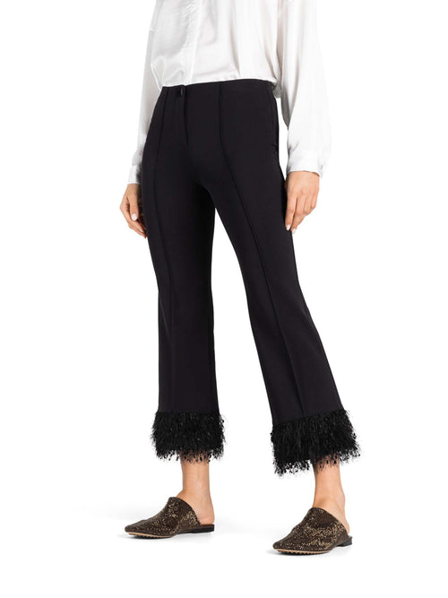 Cambio Ros Easy Kick Pants with Feather Fringe