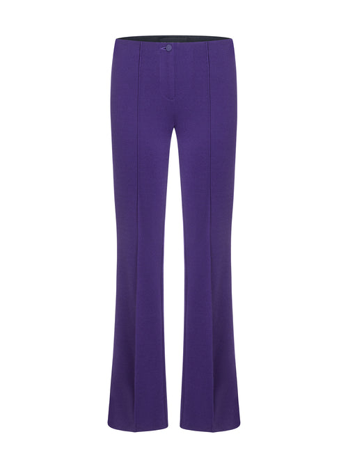 Cambio Ros Flared Pant Bellflower Lilac
