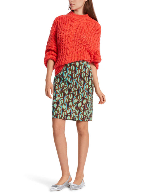 Marc Cain Skirt with All-Over Design