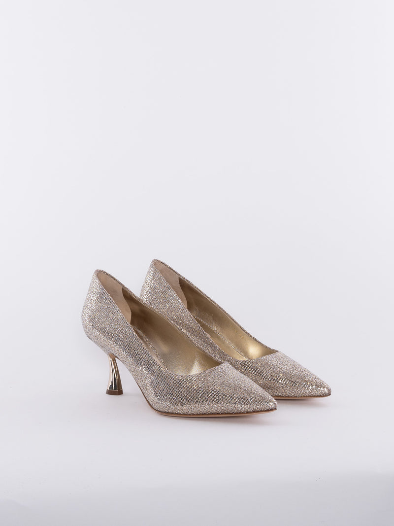 Casadei Glitter Pump Casadei 80mm Alice Blade Pumps Gold FARFETCH IN