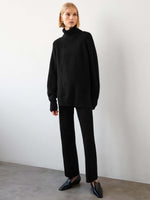 White + Warren Cashmere Luxe Ribbed Turtleneck