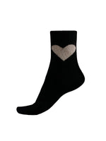 White + Warren Cashmere Heart Socks