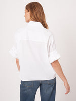 Repeat Classic Woven Blouse