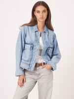 Repeat Cotton Denim Jacket