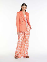 Max Mara Zirlo Double Breasted Blazer Peach 