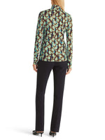 Marc Cain Printed Turtleneck Top