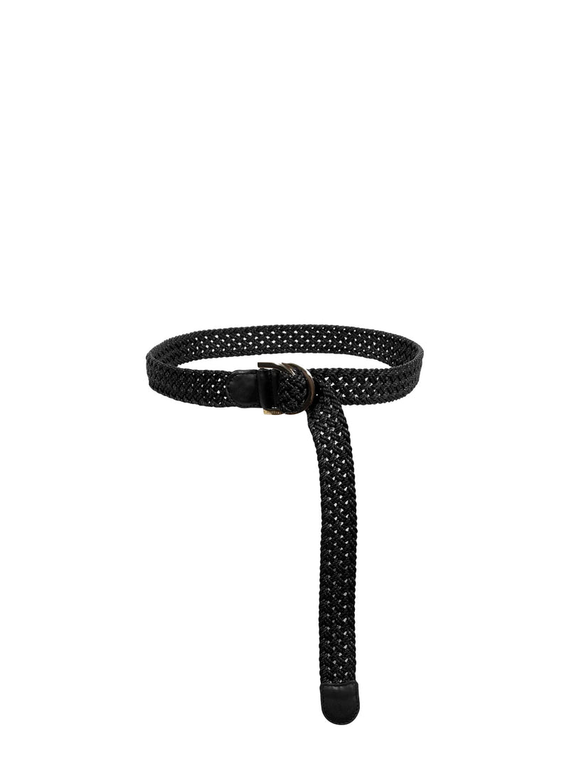 Gavazzeni Mikonos Braided Belt Black