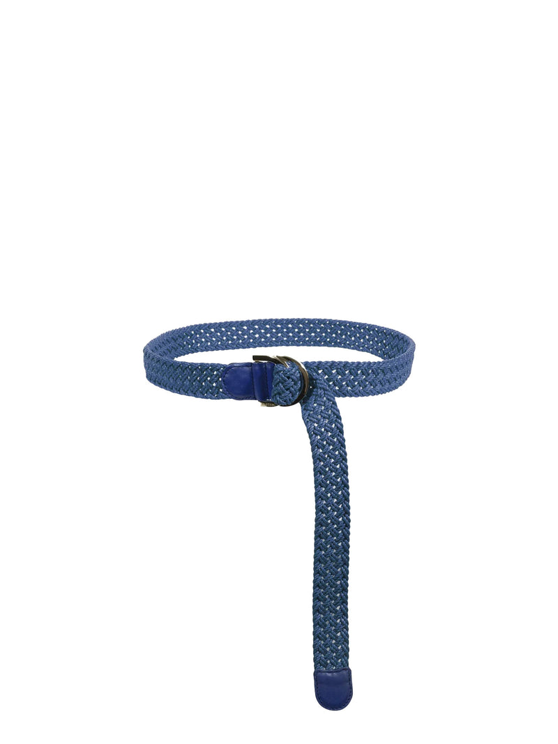 Gavazzeni Mikonos Braided Belt Blue