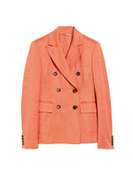 Max Mara Zirlo Double Breasted Blazer Peach 