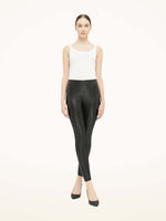 Wolford Jo Vegan Leather and Baily Material Leggings
