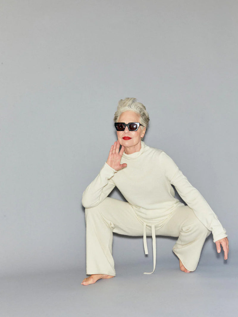 Lingua Franca Cashmere Wide Leg Pant