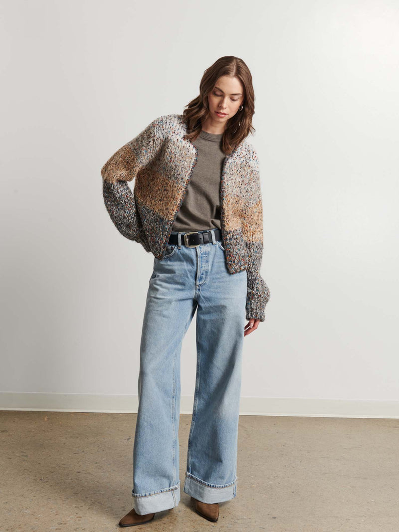 Line Iris Open Cardigan