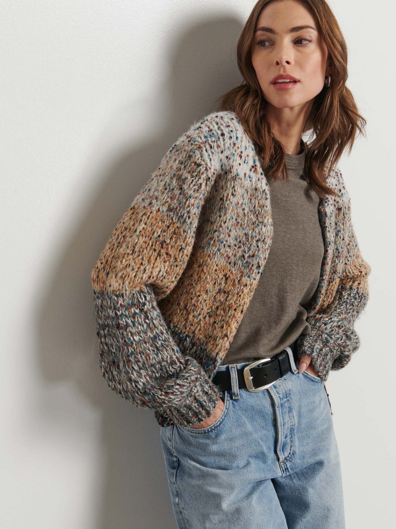 Line Iris Open Cardigan
