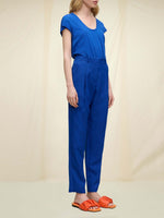 Summer Cruise Pant Linen Blend Royal Blue