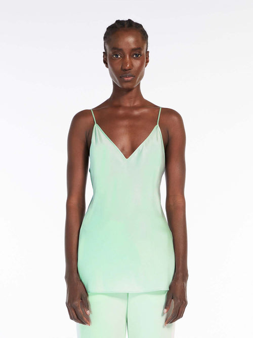 Max Mara Leisure Lucca Spagetti Strap Tank Sage Green