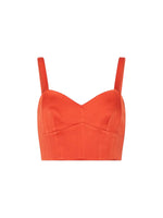 Marella Bambola Satin Top Orange
