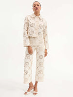 Veronica Beard Adelaide Eyelet Jacket