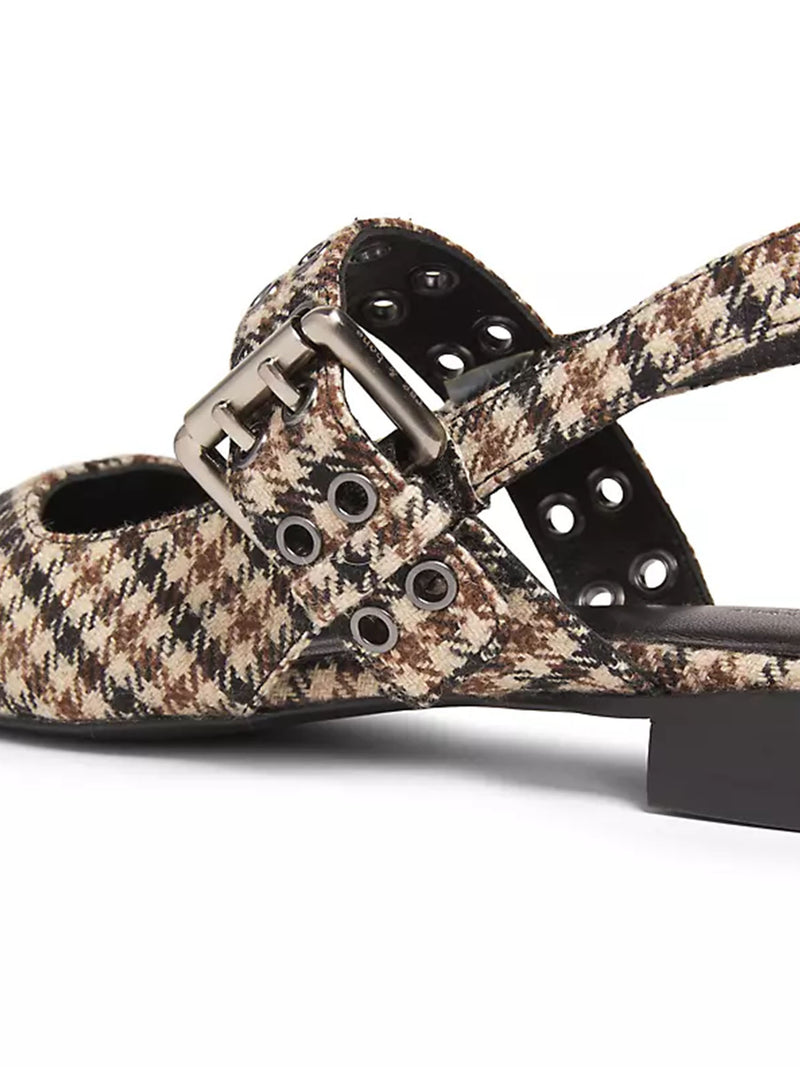 Rag & Bone Astra Houndstooth Slingbacks
