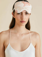 Olivia von Halle Audrey Printed Eye Mask