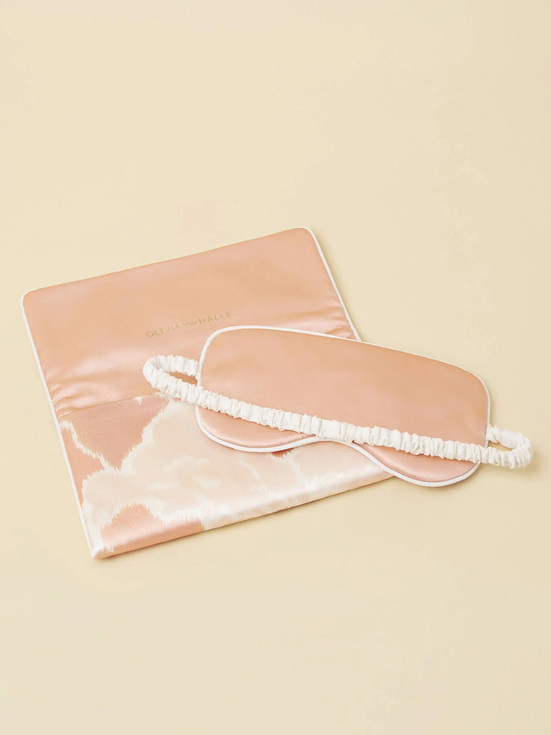Olivia von Halle Audrey Printed Eye Mask