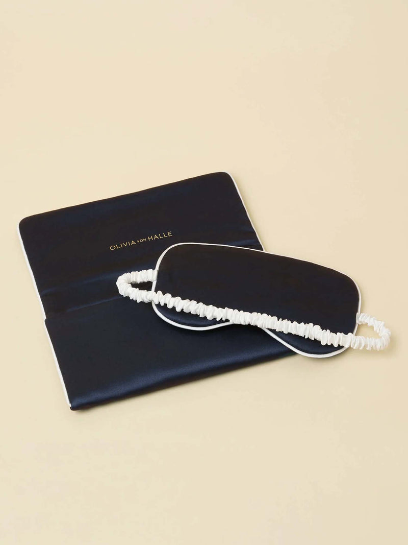 Olivia von Halle Audrey Plain Eye Mask
