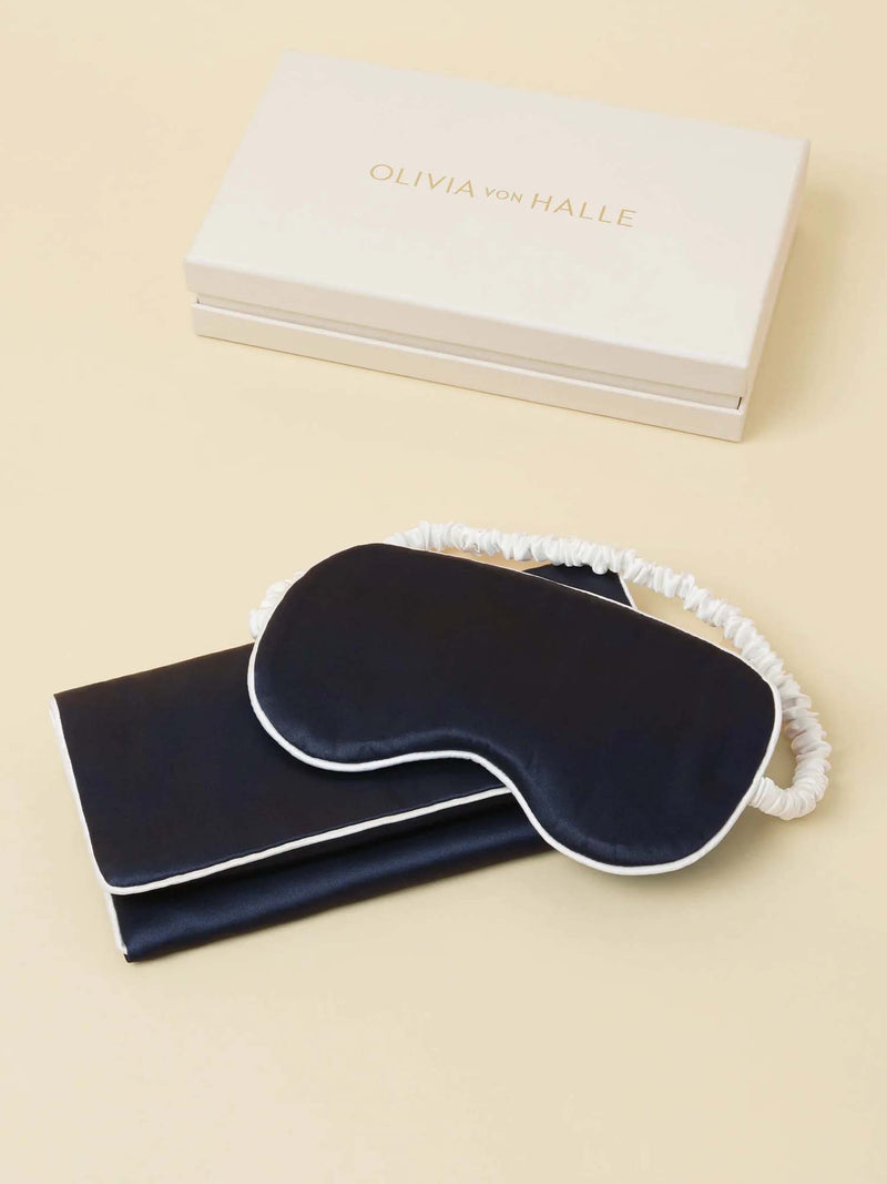Olivia von Halle Audrey Plain Eye Mask