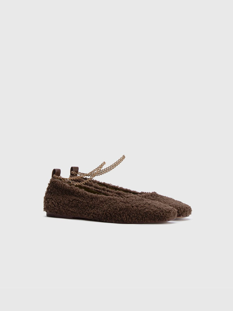 Maria Luca Augusta Teddy Ballet Flat